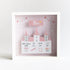 Shadow Box Birth Statistics Frame - Princess